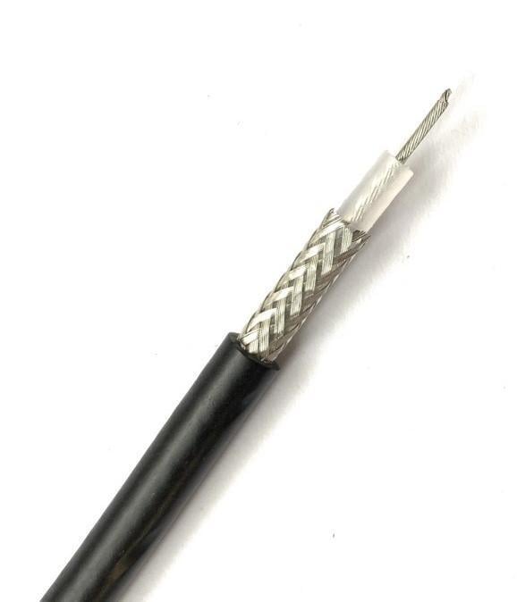 Кабель коаксіальний Kingsignal UL1354 50 Ом 1 м 0,9 мм d 4,95 мм Чорний (000045072) - фото 3