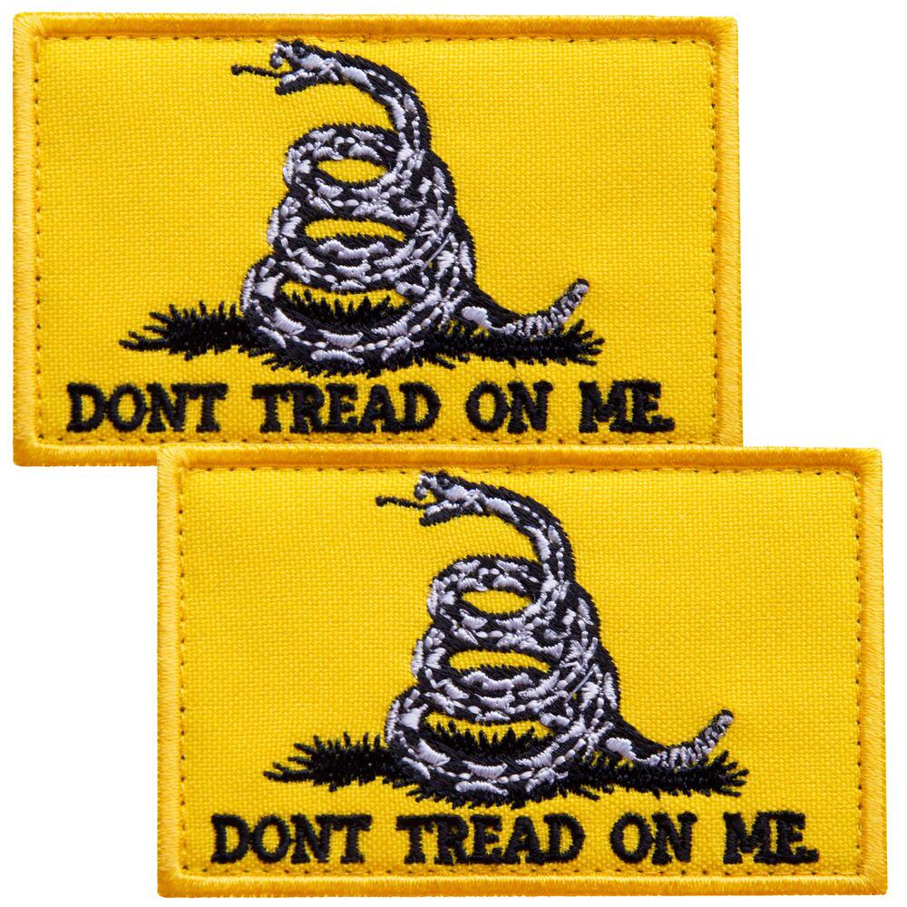 Набор шевронов с липучкой Змея ''Don`t Tread On Me'' 5х8 см 2 шт. (24346)