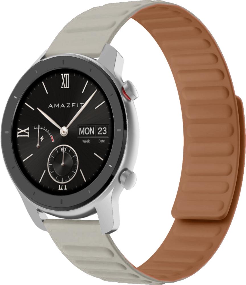 Ремінець Magneter для Amazfit GTR 42 мм Beige (26624-34) Ремінець Magneter для Amazfit GTR 42 мм Beige (26624-34)