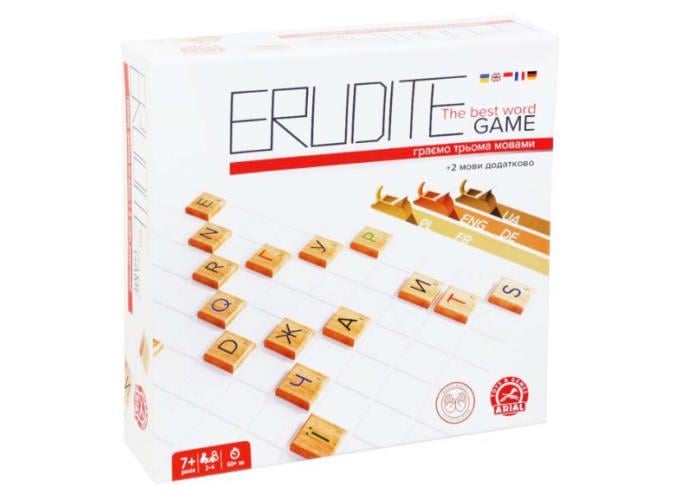 Настольная игра ЭРУДИТ на трех языках/2 языка дополнительно (91046-5)