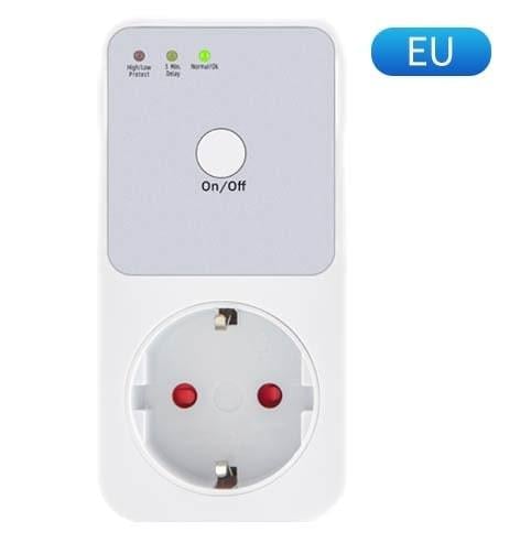 Реле захисне напруги в розетку Voltage Protector 36 кВт 170 В~260 В IP65 5~6 хвилин Білий - фото 2