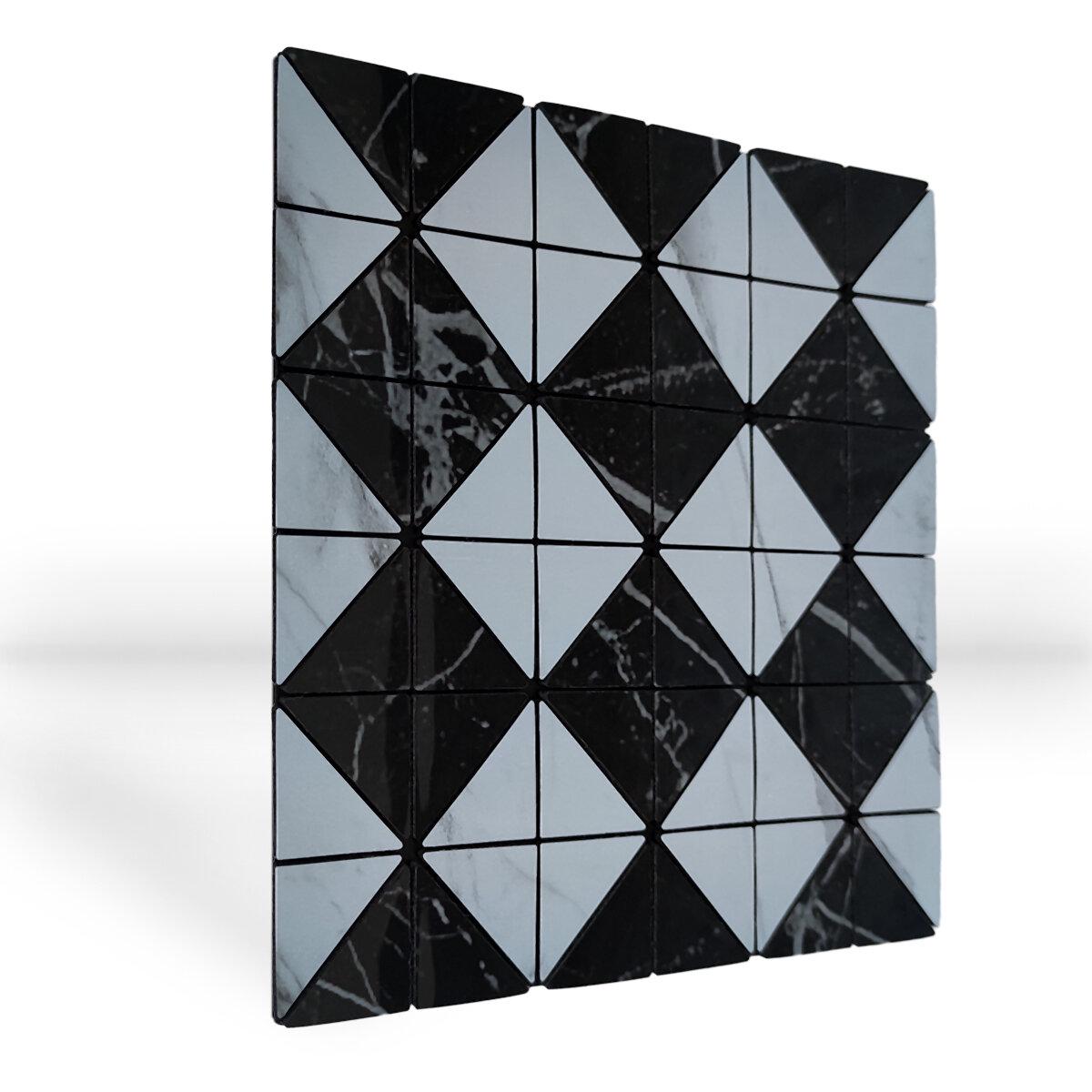 3D-панель самоклеюча мозаїка PET (SW-00001654)