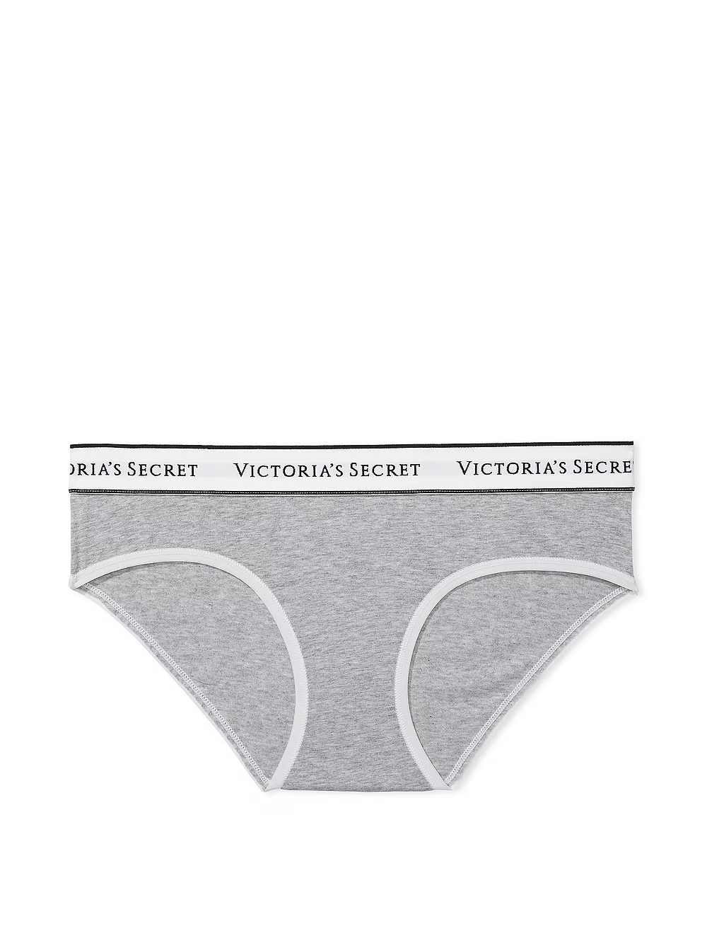 Труси Victoria's Secret Logo Cotton Hiphugger Panty XL Сірий (24248949)