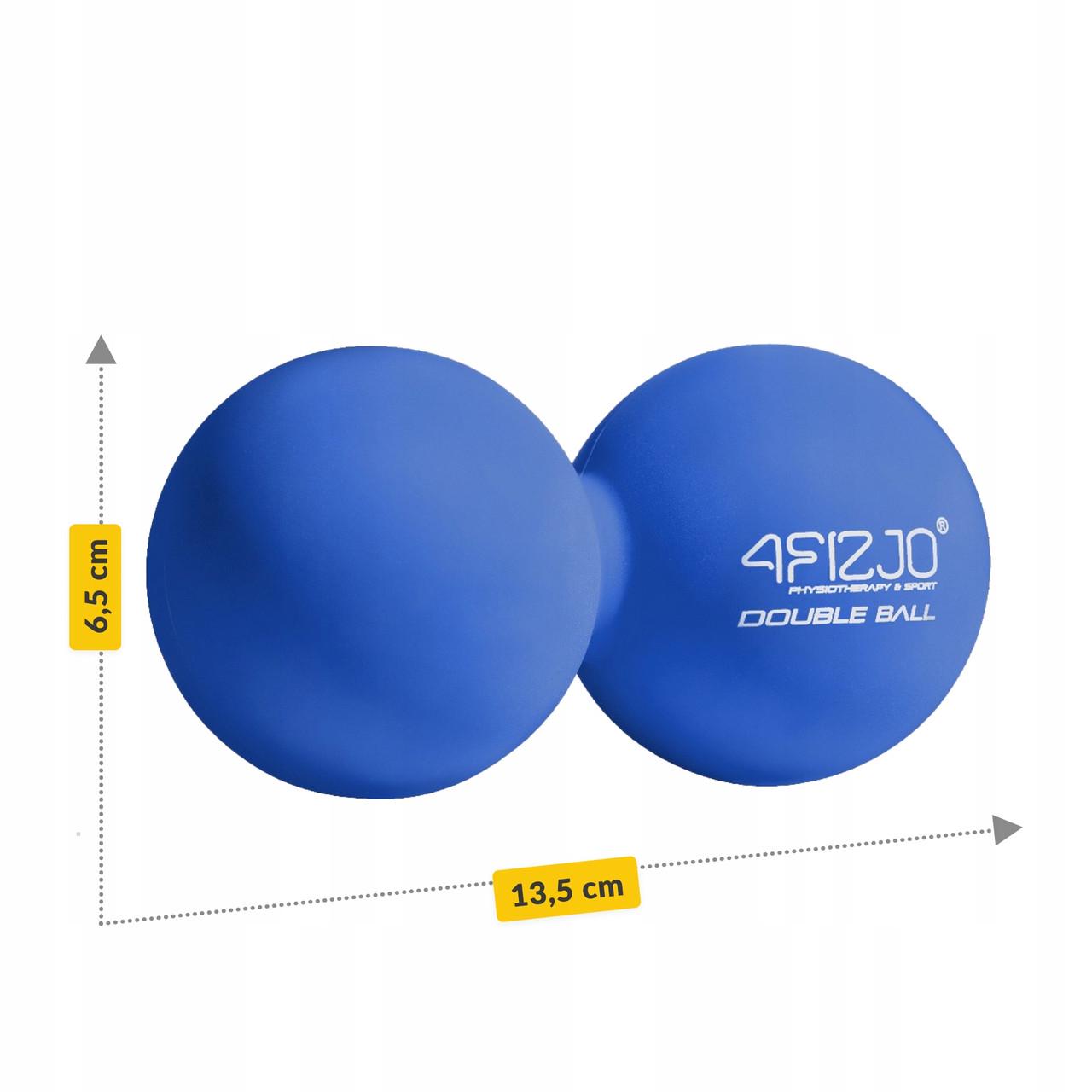 М'яч масажний подвійний 4fizjo Lacrosse Double Ball 6,5x13,5 см Blue (P-5907739314321) - фото 6 М'яч масажний подвійний 4fizjo Lacrosse Double Ball 6,5x13,5 см Blue (P-5907739314321) - фото 6