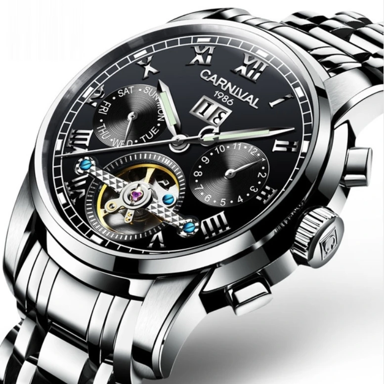 Годинник чоловічий механічний Carnival First (18210)