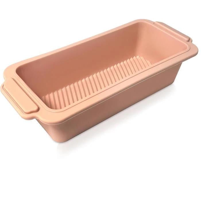 Форма для випікання хліба Techchii силіконова 28x12x6,5 см Рожевий (2675403)