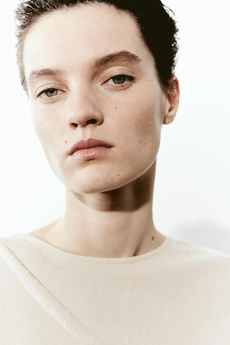 Топ H&M S Светло-бежевый (1225516) - фото 4