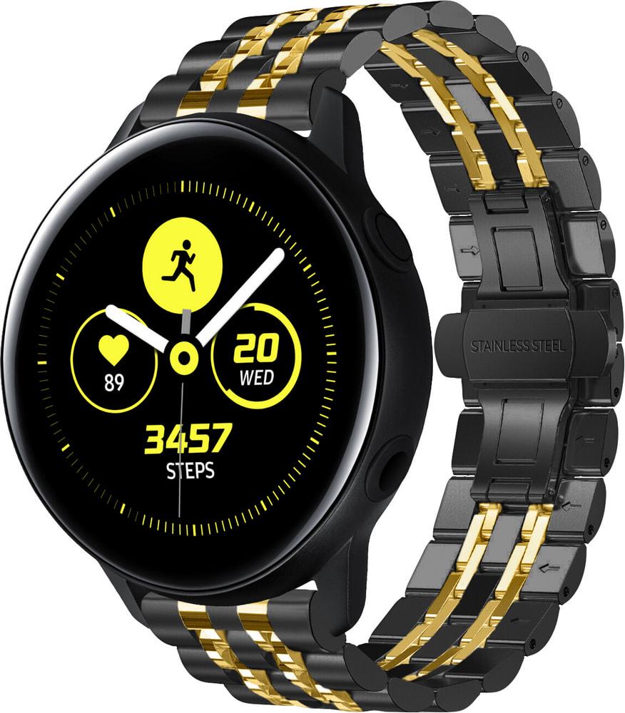 Браслет металевий Spinye Line для Galaxy Watch Active Black Gold (29026-02)