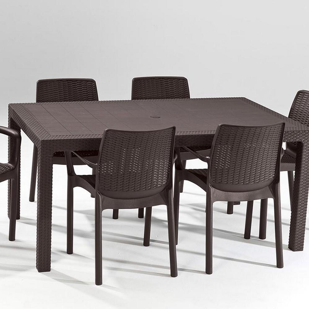 Стіл садовий Keter Melody Коричневий (255812) - фото 4 Стіл садовий Keter Melody Коричневий (255812) - фото 4