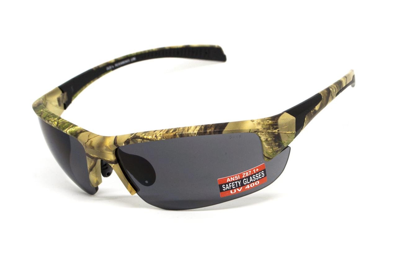 Окуляри Global Vision Hercules-7 Сірий в камуфльованій оправі (69962423457148)