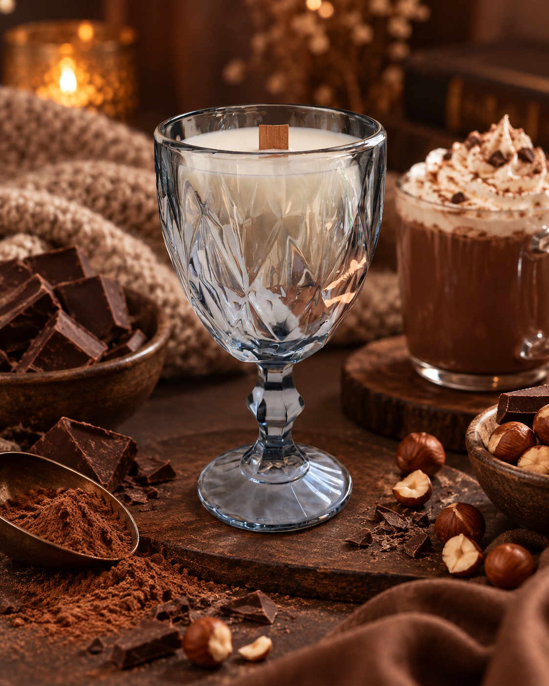 Свеча ароматическая Franterro Goblet Hot Chocolate 250 г (FRN-1092)