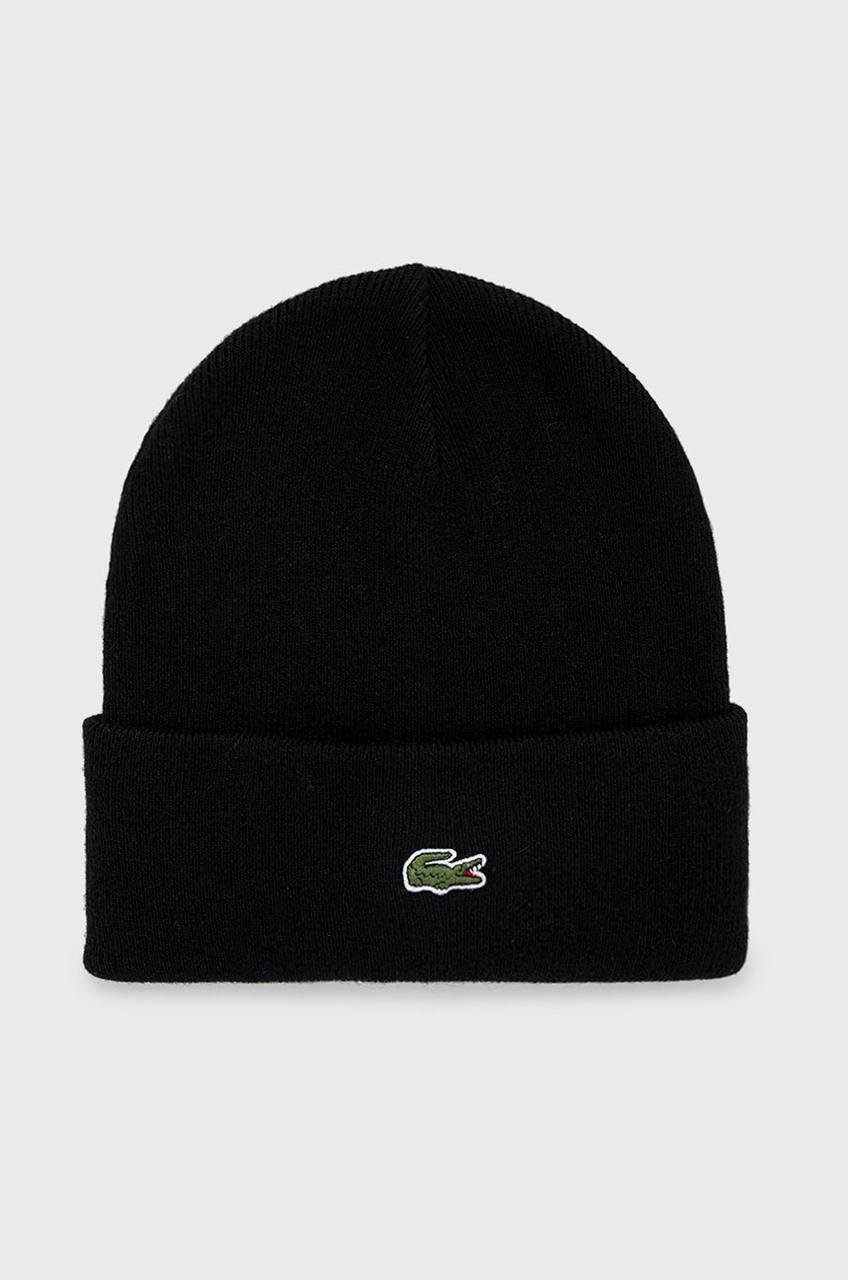 Шапка мужская Lacoste (HAT-LAC-002-BLK) - фото 2 Шапка мужская Lacoste (HAT-LAC-002-BLK) - фото 2