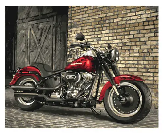 Картина за номерами Strateg Гарний байк 40x50 см (VA-2889) Картина за номерами Strateg Гарний байк 40x50 см (VA-2889)