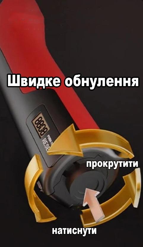 Еспандер регульований кистьовий з навантаженням 5-100 кг і лічильником до 9999 Чорний із сірим (R9157) - фото 3