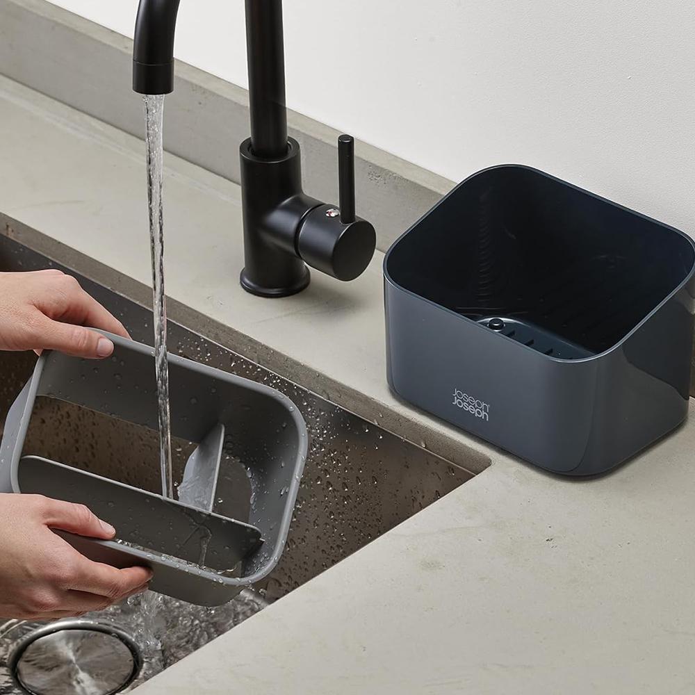 Органайзер для раковины Joseph Joseph SinkStore Tiered Grey 12,3х17,8х11,8 см (851691) - фото 7 Органайзер для раковины Joseph Joseph SinkStore Tiered Grey 12,3х17,8х11,8 см (851691) - фото 7