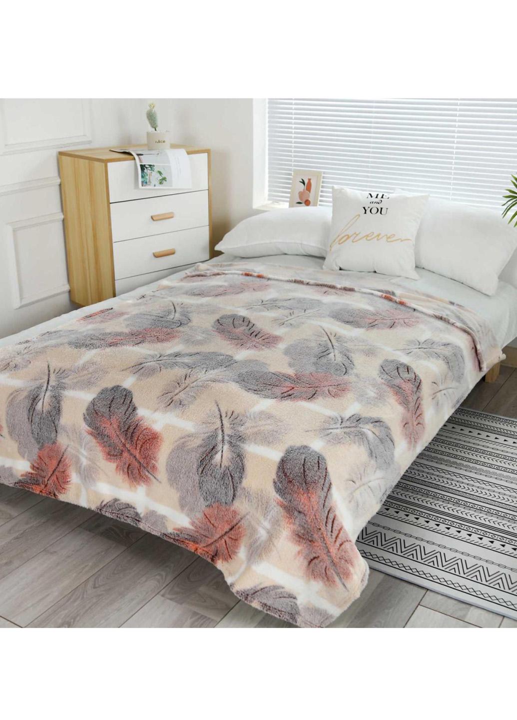 Покрывало велюровое с рисунком 200х180 см (103320-7)