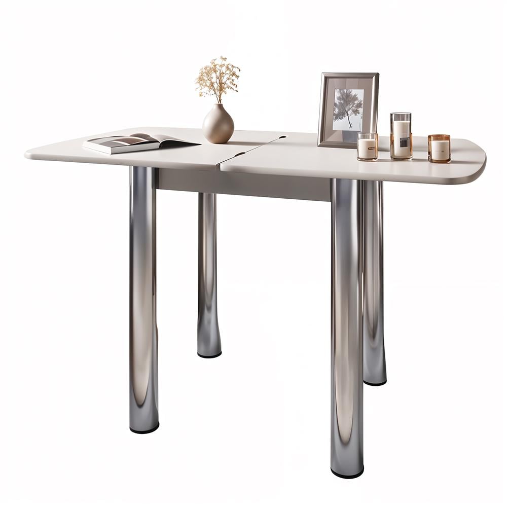 Обеденный стол Lion Нота Мини раскладной 60x70/70x120 см Бетон Style (000-000-2623) - фото 3 Обеденный стол Lion Нота Мини раскладной 60x70/70x120 см Бетон Style (000-000-2623) - фото 3