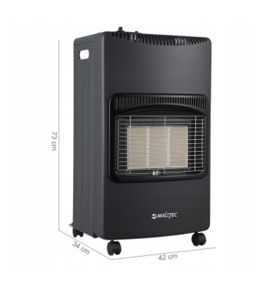 Газовий обігрівач Maltec GAS-500WT економний 4200 Вт Чорний - фото 4