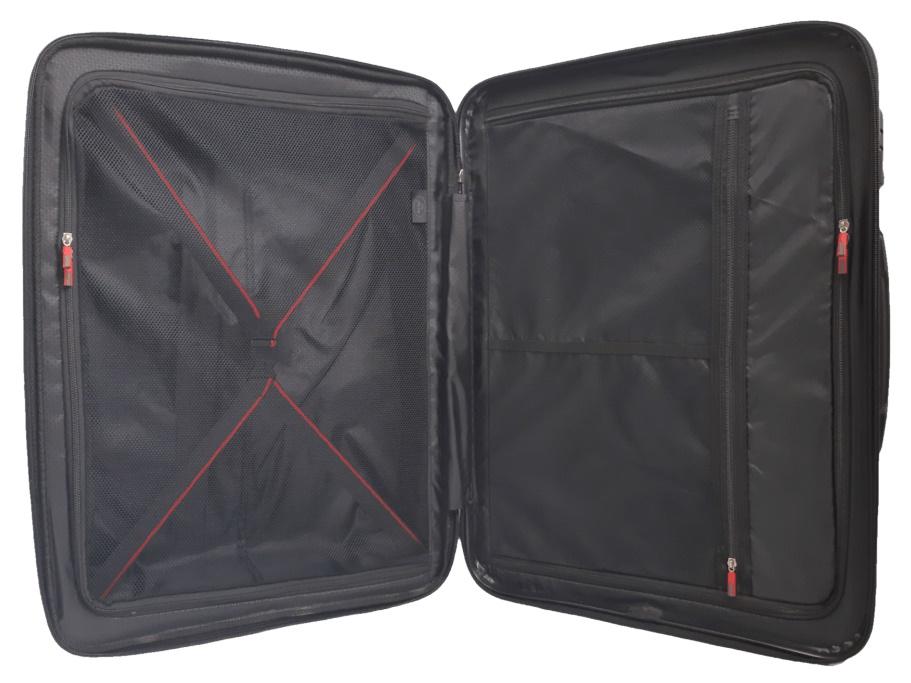 Валіза середня M Airteх 241 поліпропілен Темно-синій - фото 4