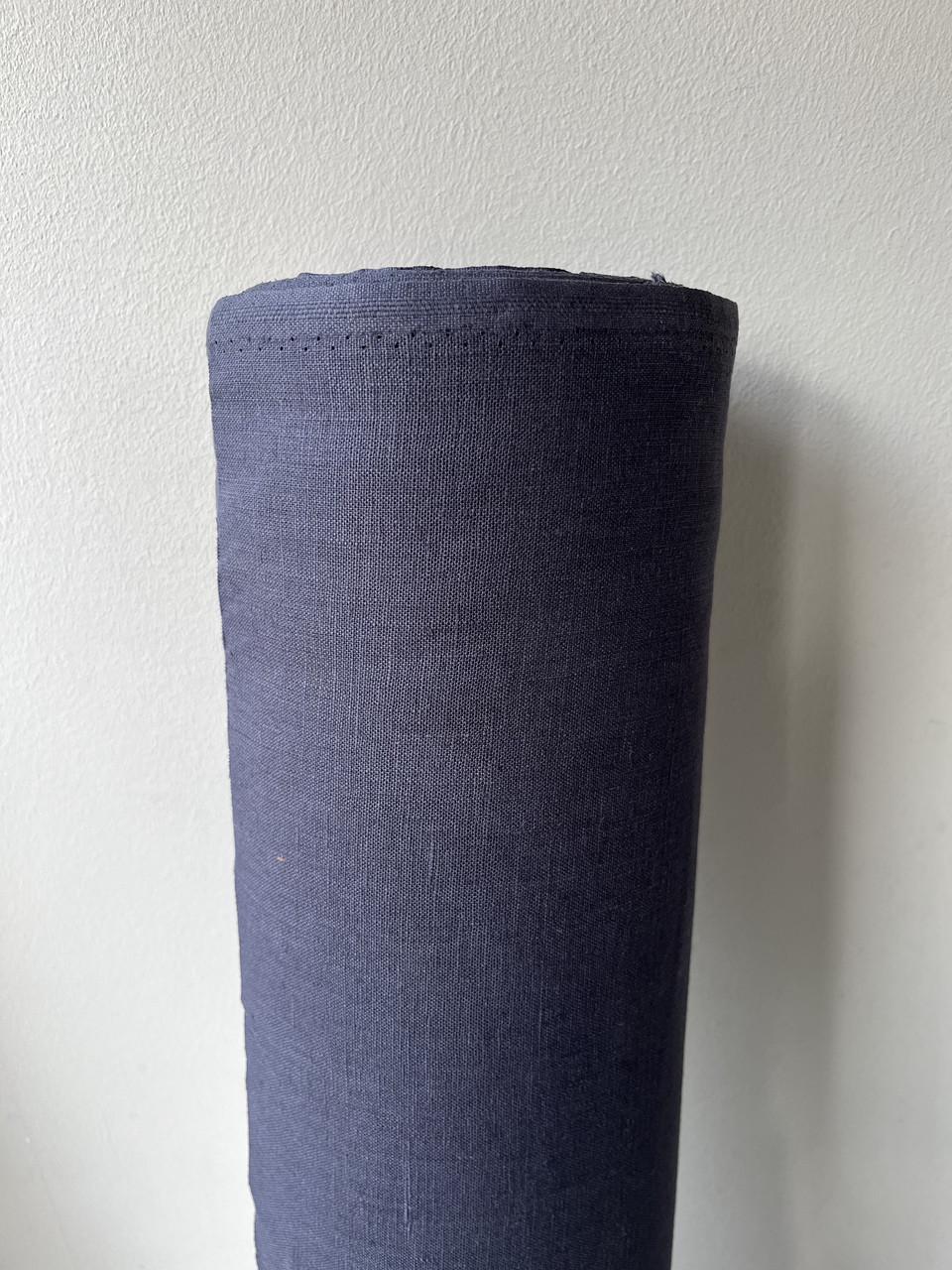 Ткань для скатертей LINEN PLUS 100% лен 143 см 1344 Баклажановый