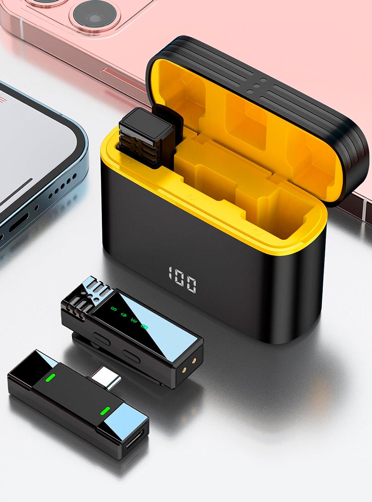 Микрофон беспроводной петличный OnePro с ветрозащитной насадкой Черный (73716) - фото 9 Микрофон беспроводной петличный OnePro с ветрозащитной насадкой Черный (73716) - фото 9