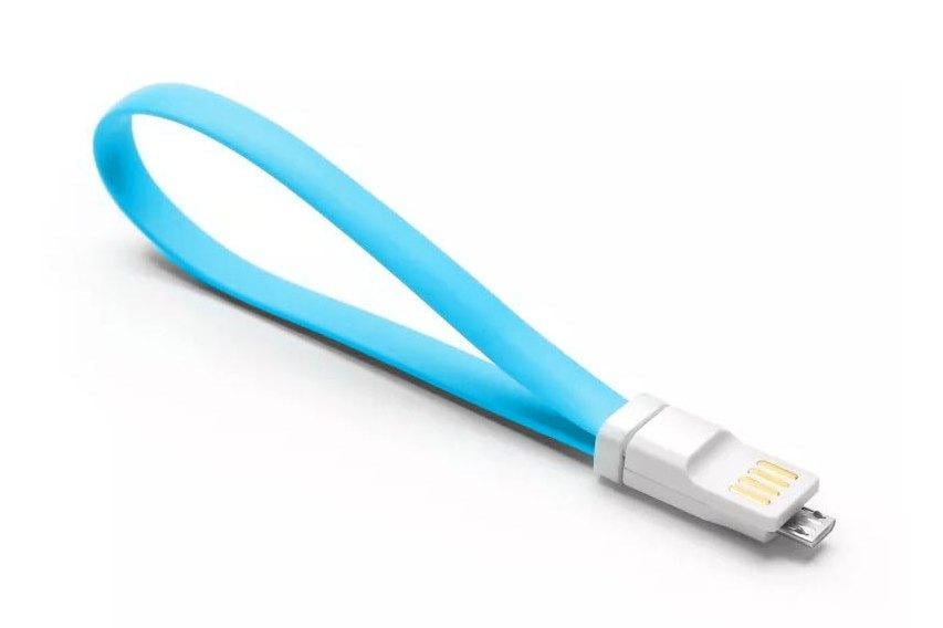 Кабель KingMi Colorful Cable USB to MicroUSB KSCDX11QM-BL 2A 0,2 м Blue