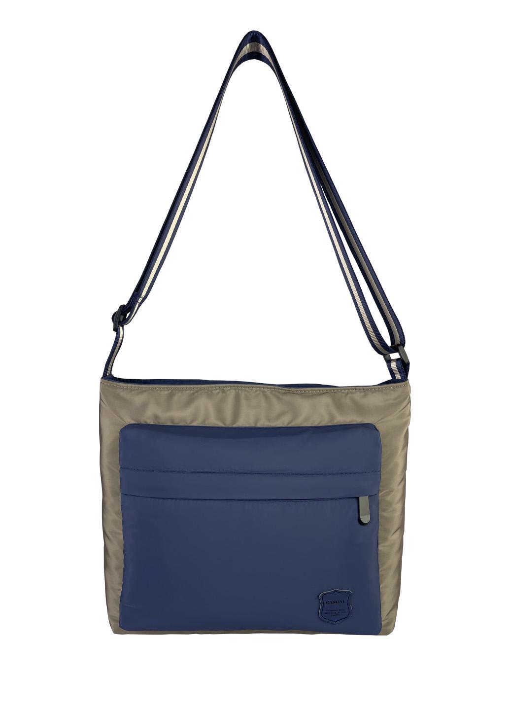 Сумка через плечо женская Exodus Бежевый/Синий (P2901EX991)