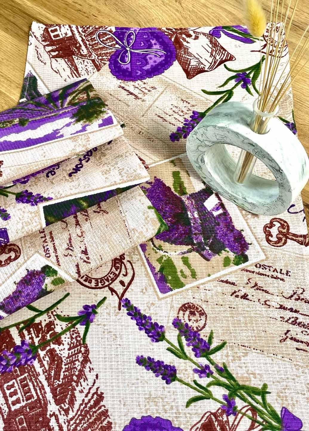 Полотенца вафельные Прованс 75х35 см 4 шт.