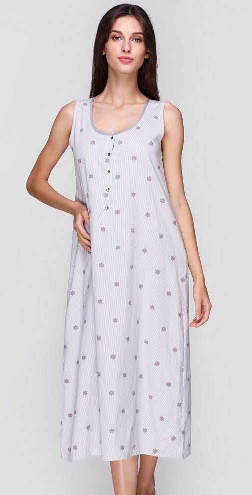 Рубашка ночная NORA ROSE Ava 1283 10/S Grey Stripe (ZIK0000026862)