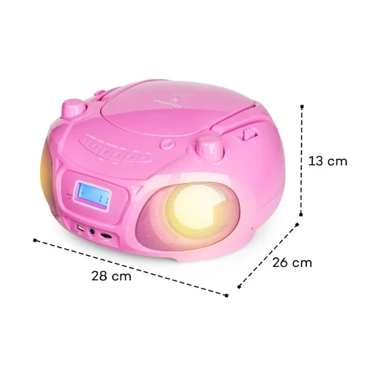 Бумбокс Auna Roadie Sing CD з функцією караоке - фото 2 Бумбокс Auna Roadie Sing CD з функцією караоке - фото 2