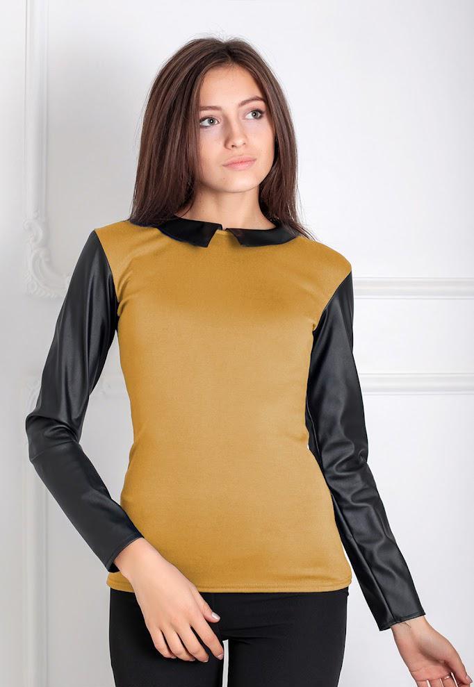 Кофта жіноча Podium Solly 14809-MUSTARD L Гірчичний