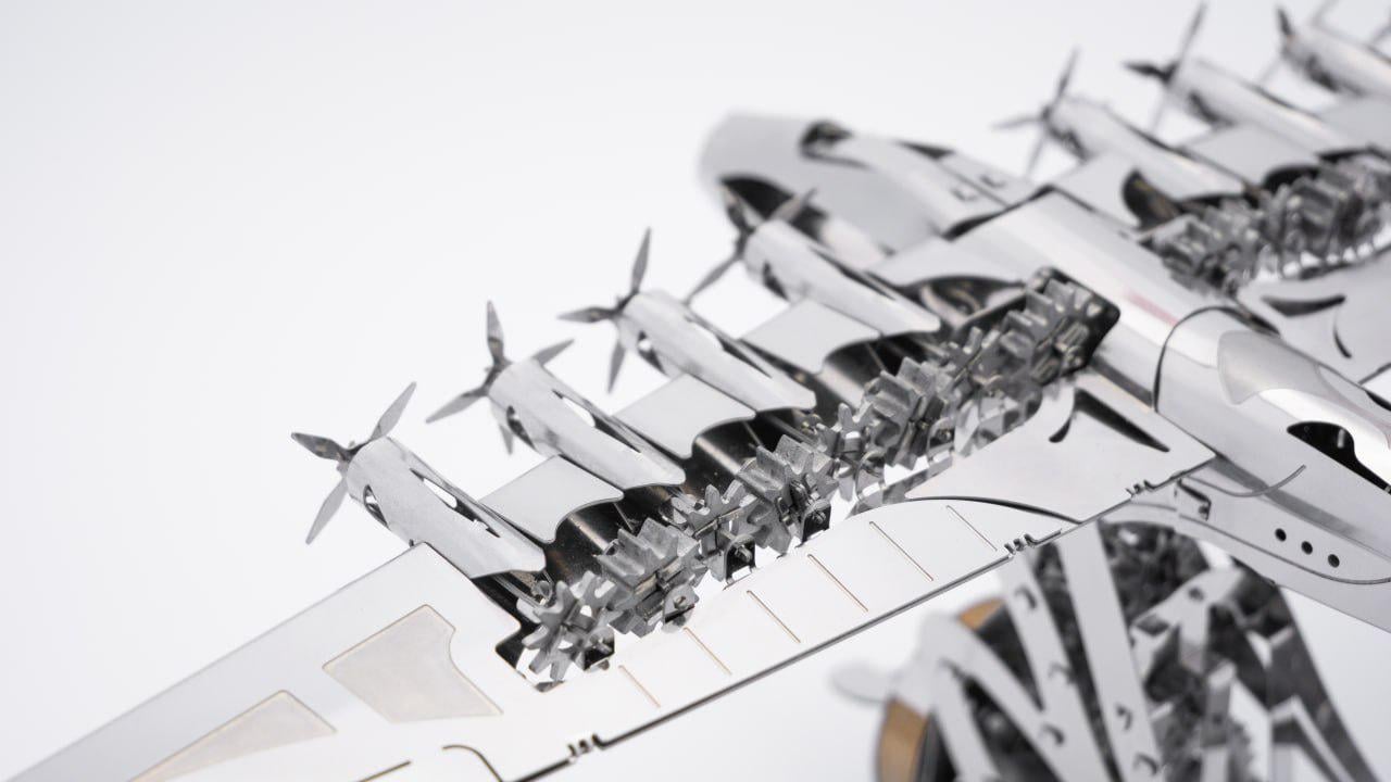 Конструктор METAL-TIME Celestial Hercules Spruce Goose H-4 Aircraft MT100 модель колекційна (3032571) - фото 7 Конструктор METAL-TIME Celestial Hercules Spruce Goose H-4 Aircraft MT100 модель колекційна (3032571) - фото 7