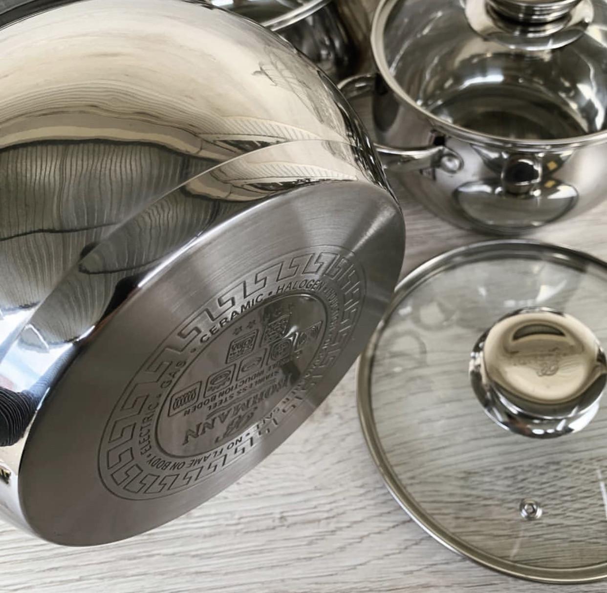 Набор кастрюль Edenberg EB-1118 6 пр. - фото 5