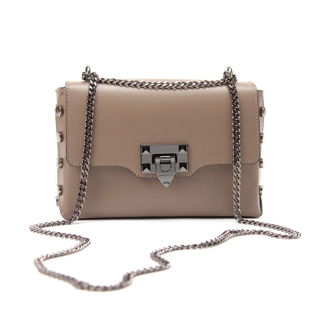 Женская сумка Royal Bag F-IT-9812T с цепочкой Taupe (6653)