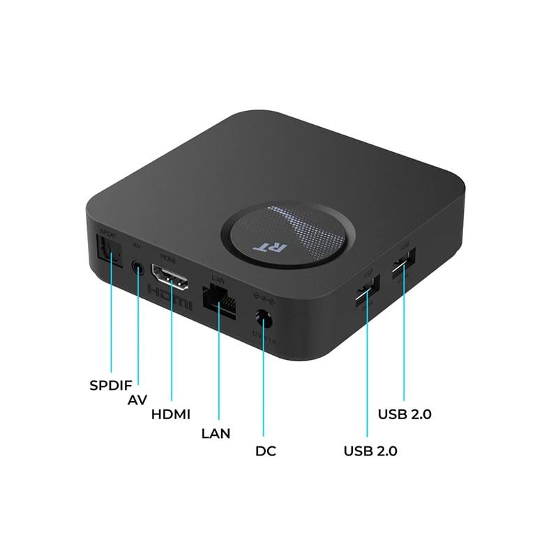 Смарт ТВ приставка RockTek GX1 NETFLIX 4/32 Гб Google TV 12 Smart Box (581) - фото 5