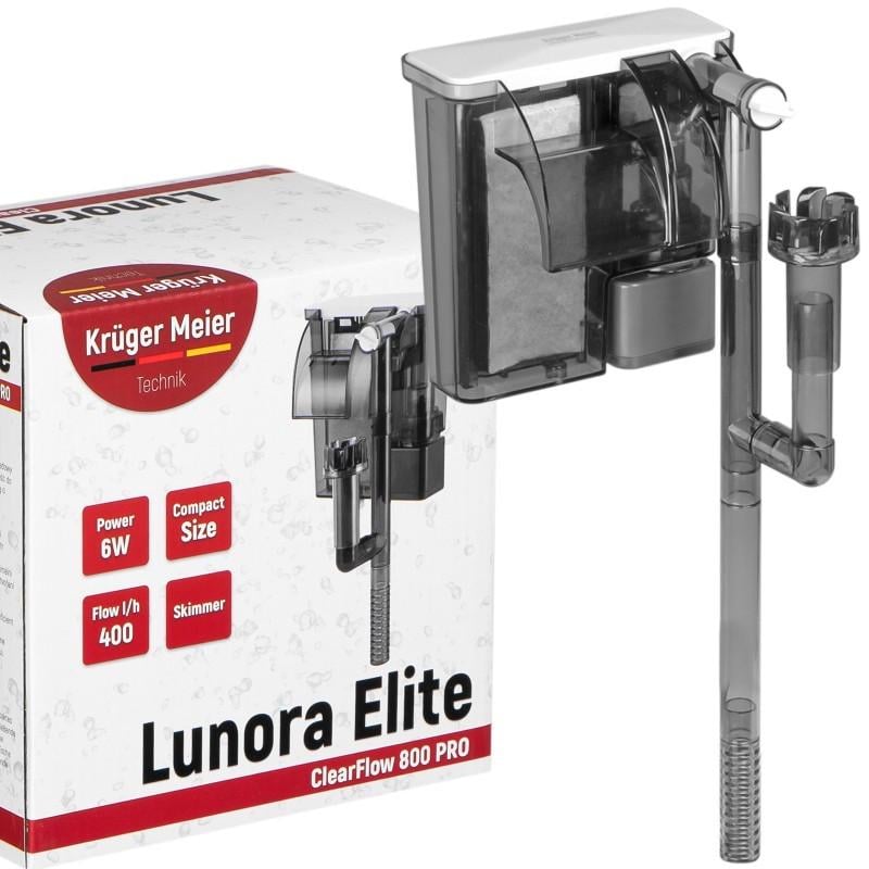 Фильтр каскадный Kruger Meier Lunora Elite 800 со скиммером для аквариумов 35-70 л (KM-LUNORA-ELITE-800)