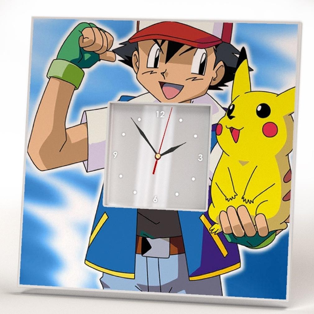 Часы Герои «Pokemon» 260x260 мм (C00841) Часы Герои «Pokemon» 260x260 мм (C00841)