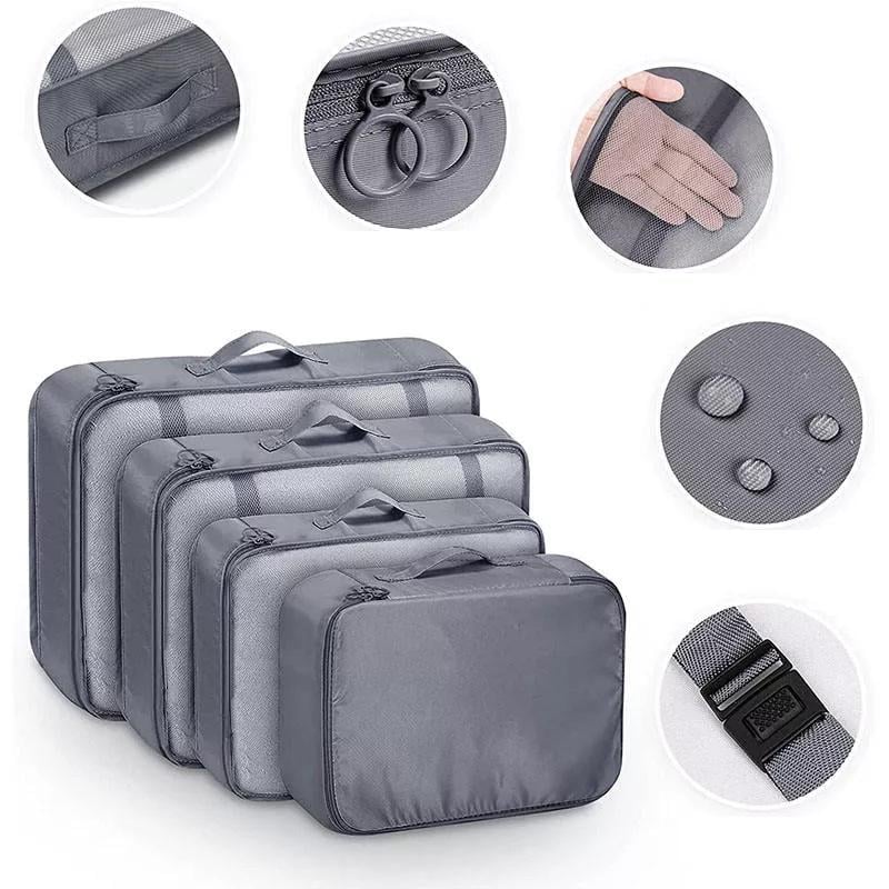Набір дорожніх органайзерів 9в1 Сірий (КДО-40-61) - фото 7