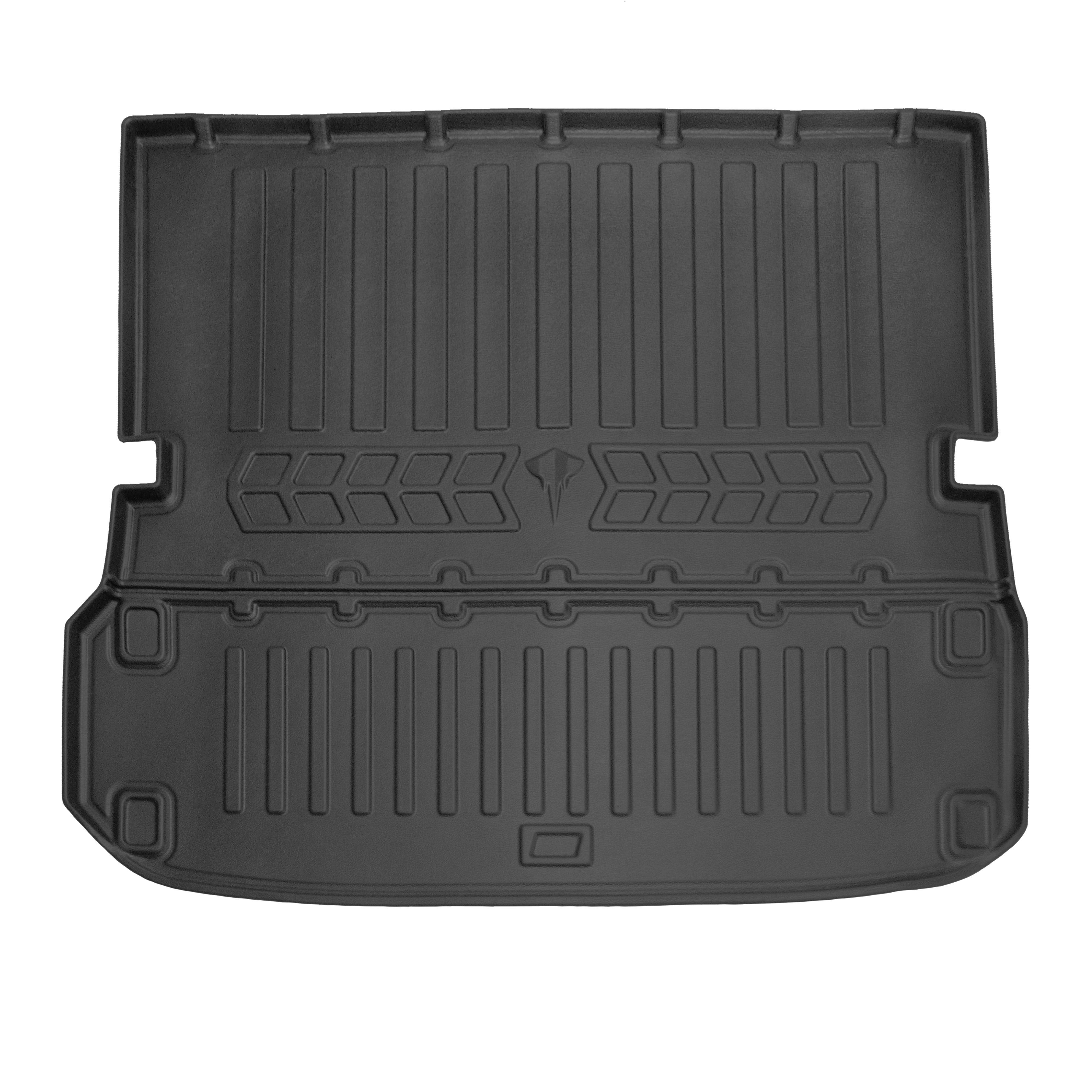 Килимок в багажник Stingray 3D для Nissan Pathfinder R52 2012-2021 рр. полиуретан Черный (158138)