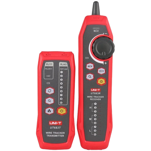 Тестер UNI-T UT683KIT для поиска и проверки кабельных линий Красный (34188113)