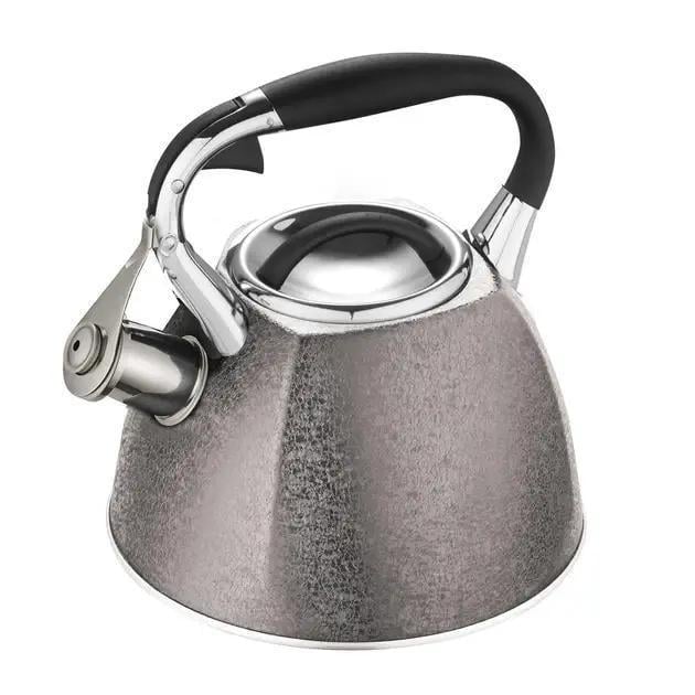 Чайник зі свистком для індукційних плит Edenberg EB-1991 з нержавіючої сталі 3 л Сірий (2530556730) - фото 1 Чайник зі свистком для індукційних плит Edenberg EB-1991 з нержавіючої сталі 3 л Сірий (2530556730) - фото 1