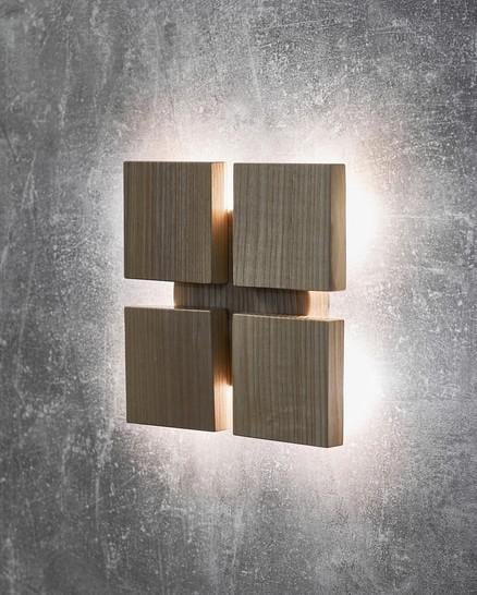 Cвітильник настінний Iterna Wall A 4xG4 Світлий ясен (L W010)