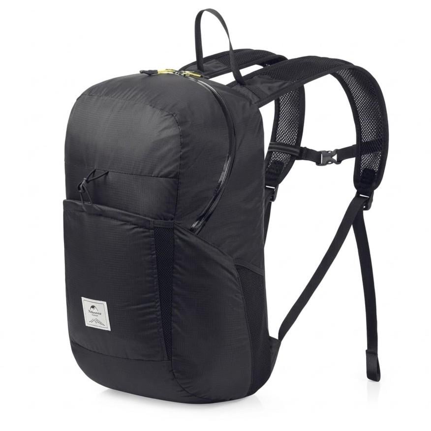 Рюкзак Naturehike Ultralight NH17A017-B компактный 23×17×42 см 22 л Черный (651308)