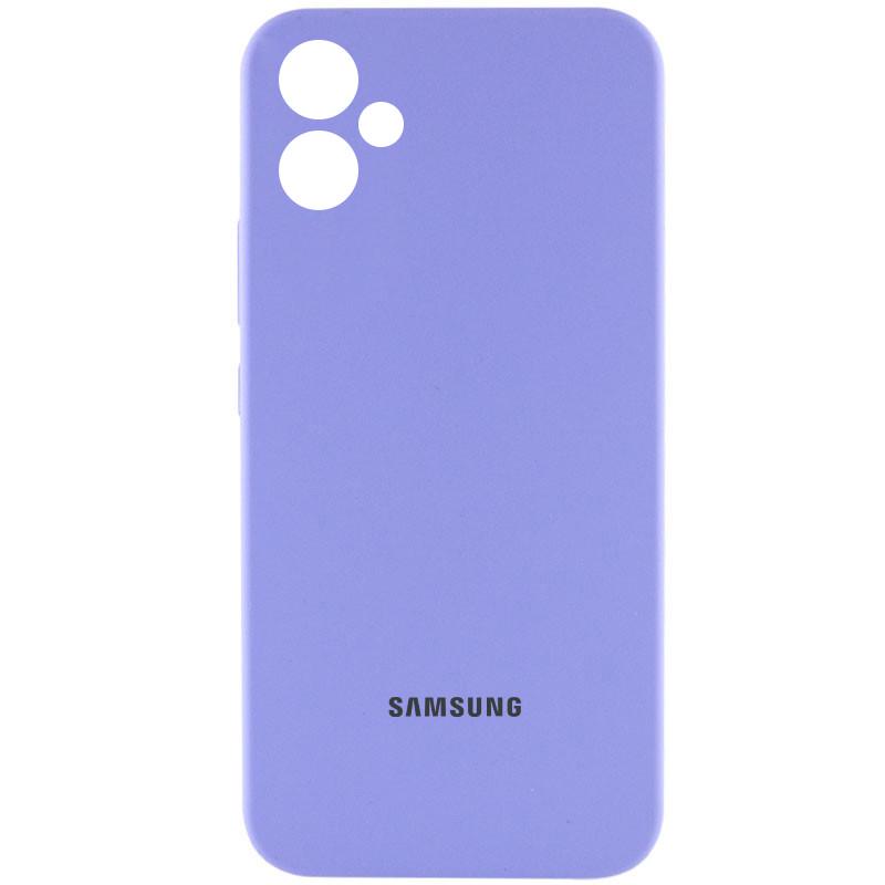 Противоударный Чехол Silicone Cover Lakshmi Full Camera (AAA) with Logo для Samsung Galaxy A06 Сиреневый / Dasheen