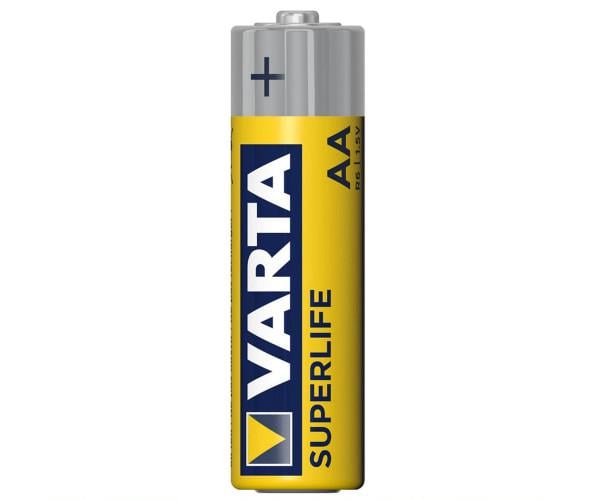 Батарейка Varta Superlife AA 6 Zinc/Carbon Yellow