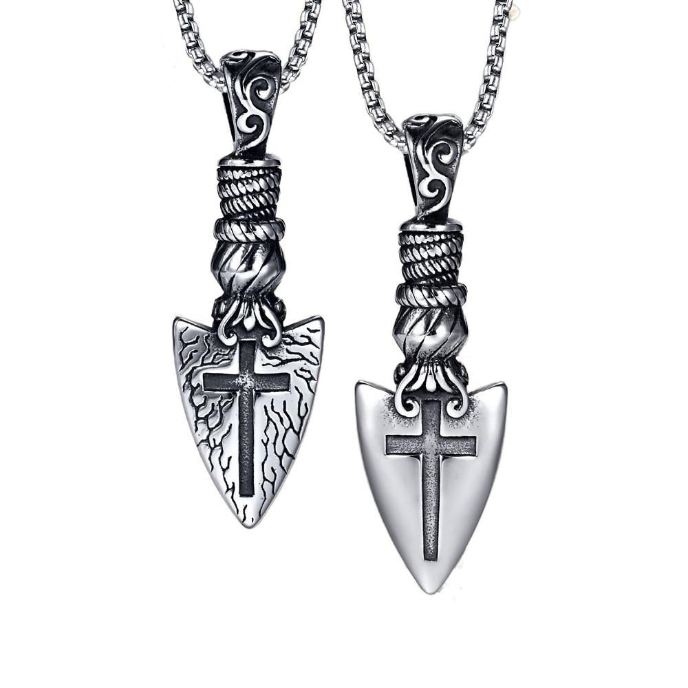 Подвеска Копье викинга Type V2 с цепочкой 55 см Серебристый (1933220366) Подвеска Копье викинга Type V2 с цепочкой 55 см Серебристый (1933220366)