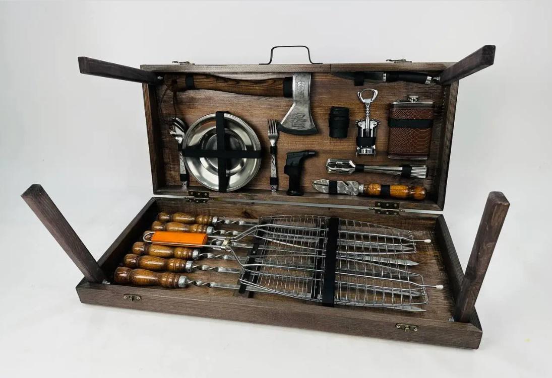 Набор шампуров в кейс Титан (21-10-KS-7505) - фото 5 Набор шампуров в кейс Титан (21-10-KS-7505) - фото 5