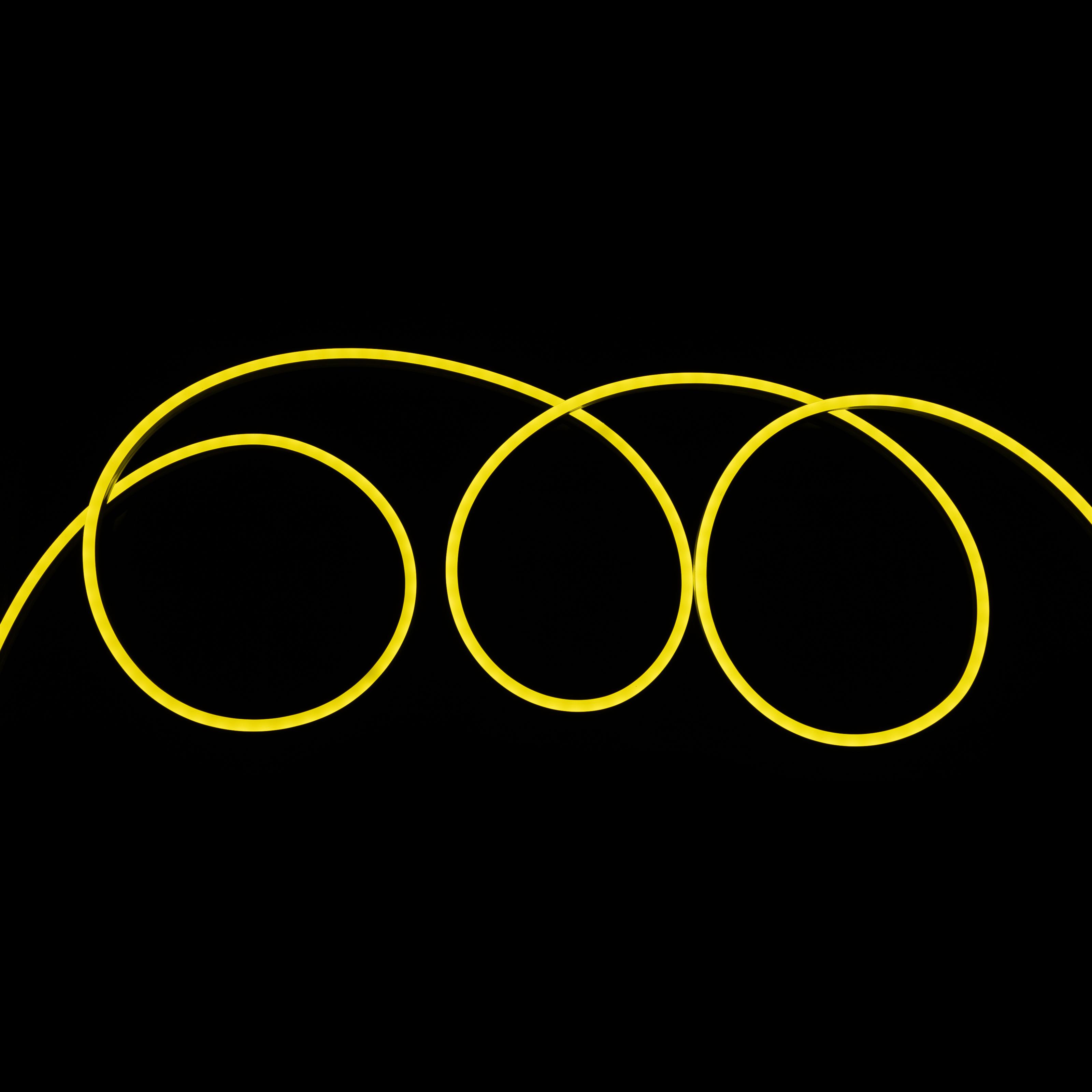 Світлодіодна стрічка неонова Prolum Series GT 6x12 IP68 12V Лимонно-жовтий (120036) - фото 3