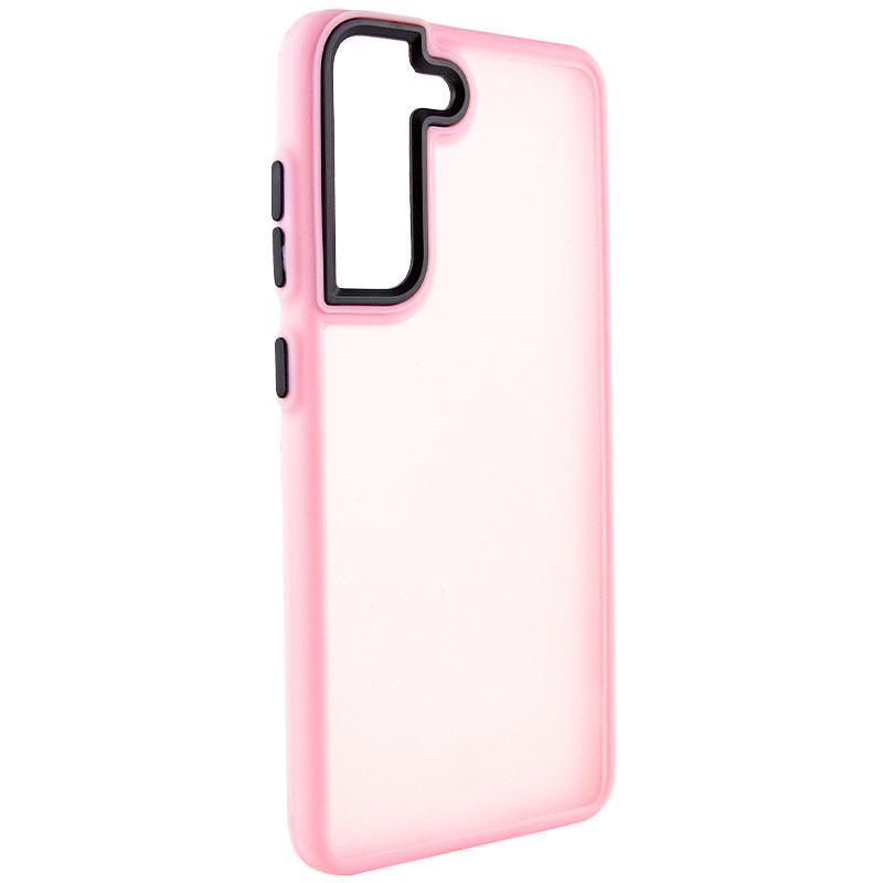Противоударный Чехол TPU+PC Lyon Frosted для Samsung Galaxy S21 FE Pink
