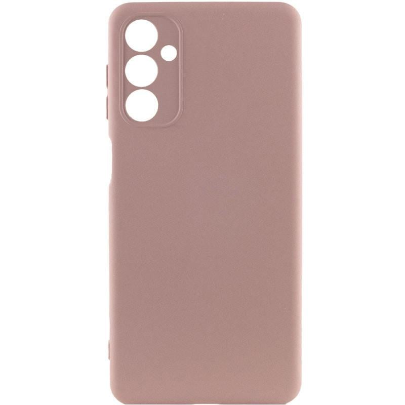 Противоударный чехол TPU GETMAN Liquid Silk Full Camera для Samsung Galaxy A26 5G Розовый / Pink